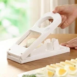 2 in1 Stainless Steel Egg Slicer Section Cutter Mold Tool Kitchen Chopper Tool