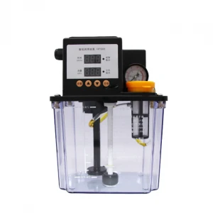 2-liter dual display without pressure gauge 220 V CNC machine tool lubricating oil pump gear lathe electric electromagnetic pump
