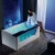 Import 2 person jetted bathtubs jet whirlpool bathtub indoor luxury  massage bathtub   whirlpool waterfall bathtub from China
