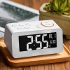 2 USB for Phone Alarm Clock FM Radio Portable Radio