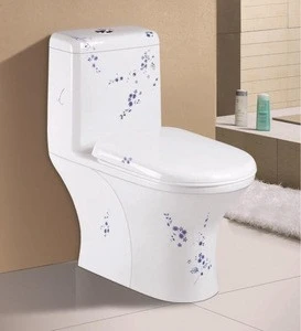 2015 Elongated Bowl Siphonic Jet One-Piece Toilet with Soft Close Seat VP2104