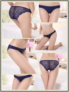 2016 Excellent quality hot sale new fashion silk seamless mature women underwear