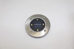 2017 Hot Sale 4 LED Solar Powered Outdoor Recessed Garden Light