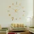 Import 2017 Wooden round DIY clock wall Household large wall-clock China promotional modern quartz analog mechanical Wall clock from China