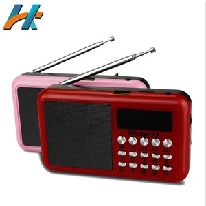 2018 best multi band cheap portable AM FM radio with USB SD