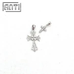 2018 Ladies jewelry custom new design silver latest design handmade brooch