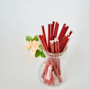2019  Chinese paper straw manufacturer hot sale FDA Bar Accessories 10 Inch mm Floral Paper Straws