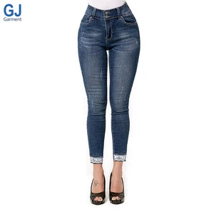 2019 Fashion Wholesale Butt Lift Push Up High Waist High Rise Levanta Cola Colombian Skin Colombianos Tight Women Girls Jeans