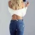Import 2019 Jeans wholesale direct factory Brazilian Sexy ladies pants butt lift push up women&#039;s skinny Stretch women high waist jeans from China