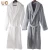 Import 2019 Men And Women 100% Cotton Terry Bathrobe Lovers Solid Towellin Sleepwear Long Bath Robe Kimono Femme Dressing Gown bathrobe from China