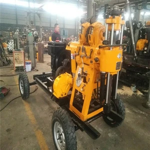 2019 new design 200m portable geologic investigation mining water well borehole core drilling rig