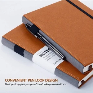 2019 New design custom pocket  popular  pu leather  notebook  for factory price