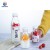 Import 2019 Popular Stock 500ml 16oz Square Juice Milk Bottle with Plastic Tamper-Proof Cap from China