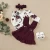 Import 2020 autumn new product three-piece baby and toddler flower print strap sets hot sales of new girls&#39; baby skirts from China