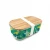 Import 2020 biodegradable food storage, container bamboo fiber bento lunch box/ from China