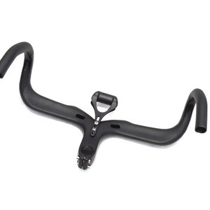 2020 Italy style full Carbon fiber road Bike handlebar Integrated carbon integrative bicycle compact handlebar with stem