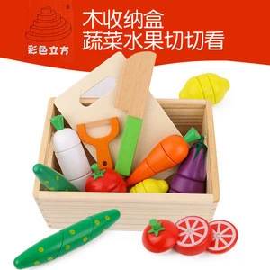 2020  new ECO friendly preschool educational toys kitchen set wooden toys wooden toys for kids magnetic match