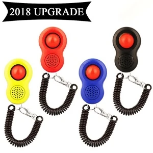 2020 NEW UPGRADE Pet Product Custom with Wrist Strap Kit I-click Dog Training Clicker