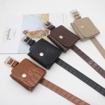 2020 Summer Hot Selling Sport Fanny Pack Ladies Fashion Crocodile Print Leather Small Waist Bag