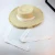 Import 2020 wholesale new style strap straw hat outdoor sun summer hat for women sunscreen beach hat from China