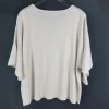 2021 new design summer stylish short sleeve V neck womens pullover sweater
