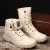 Import 2021 plus size mens and womens retro Martin boots high-top canvas shoes mens tooling boots from China
