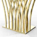 2021New Wedding Ideas Stainless Steel Modern Dining Table Design