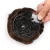 Import 2022 9 Flower Shape Synthetic Hair Curly Hair Chignon Clip Bun Donut wig Roller Hairpieces for Women from China