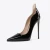 Import 2022 new trend fashion super high heels women shiny patent leather pumps from China