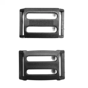 20/25+25mm Plastic Backpack Adjustment Buckle Multi-Way Three-Stop Buckle with Ear