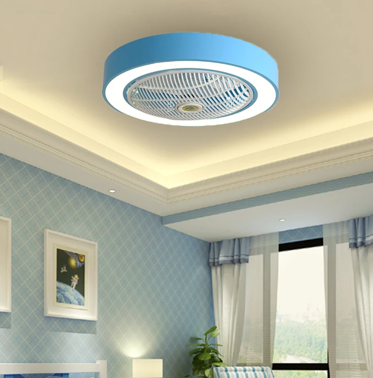 20Inch Macaron Ceiling Fan With LED Light