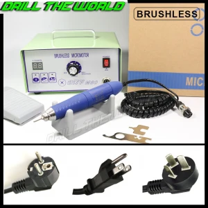 220V strong high rotary brushless micro motor handpiece electric drill bit grinder