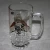 Import 22oz transparent DIY Printing Big Glass Beer Mug Sublimation Beer Mugs With Handles from China