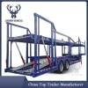 2/3axles Transport Tractor Towing Double Deck Hydraulic Lifting Car Carrier Truck Trailers 6/8/10 Cars Transport Semi Trailer