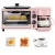 Import 3 in 1  breakfast maker machine with toast oven coffee pot frying pan from China