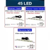 30/45/90/180SMD LED Reversing Light Brake Lamp License Plate DRL Fog Lamp