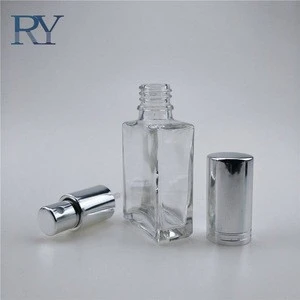 30ml 50ml Empty Clear Rectangular Portable Mini Square Spray Bottle Glass Spray Perfume Bottle