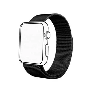 316 L metal magnetic belt stainless steel watch band milanese loop apple magnet wide strap watch