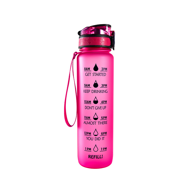 Buy 32oz Bpa Free Water Bottle With Motivational Time Marker Reminder ...