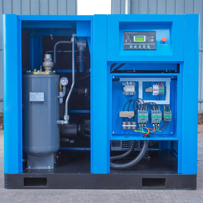 380v 12bar General Industrial Equipments oil power plant compressors Energy Saving Screw Air Compressor