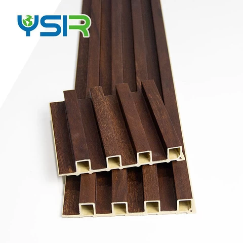 3D Deep Embossing Wood Plastic Composite indoor Wpc  Wall Decking Board Price