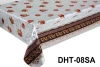 3D golden and silver  deep embossed  table cloth in rolls for home decoration