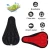 Import 3D Soft Bike Seat Saddle for A Bicycle Cycling Silicone Seat Mat Cushion Seat Cover Saddle Bicycle Bike Accessories from China