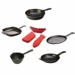 3PCS Silicone  Pot Handle Cover  Set for Cast Iron Skillets Pans Frying Pans & Griddles Metal and Aluminum Cookware Handles