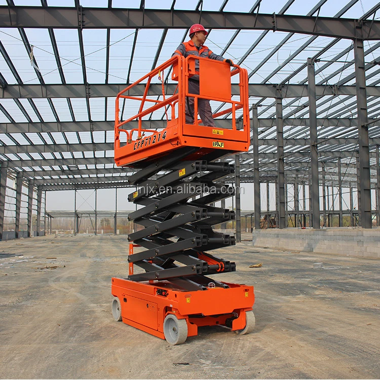 4-14m height self propelled  hot sale scissor lift plataforma elevadora with CE ISO certification