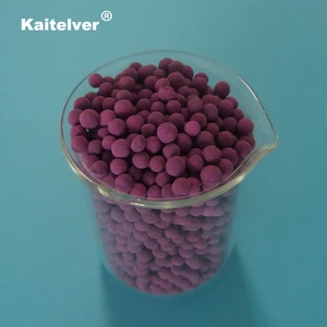 4% 8% 10% KMnO4 potassium permanganate activated alumina for air purification to remove H2S CL2 HCHO SO2