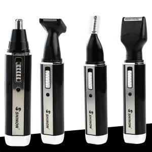 4 in 1 wireless nose trimmer rechargeable ear face eyebrow electric beard ear nose hair trimmer for men