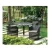 Import 4 Seater metal Garden Patio Furniture Outdoor Dining Table and chairs Set from China