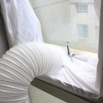 400cm AirLock Window Door Seal - Soft Cloth Sealing Baffle for Mobile Air-Conditioner Units Mobile Air Conditioning