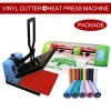 40X60 Small Cheap Used T Shirt Sticker Sublimation Digital Vinyl Transfer Printing Heat Press Machine